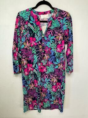 Pappagallo Resort Wear Floral Shift Dress, Size XS, New with Tags!